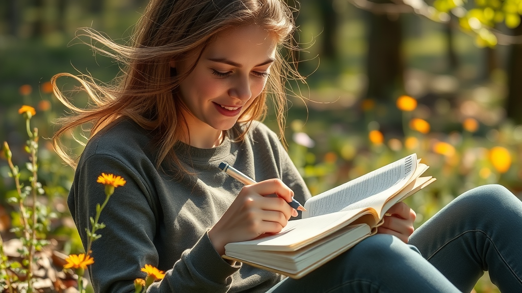 forest bathing experience journaling nature notebook