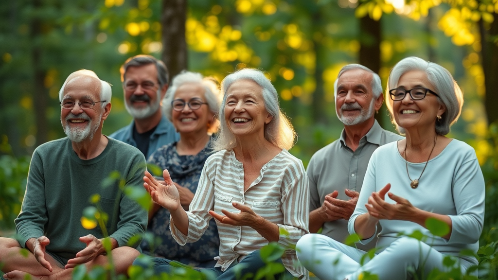 mental health benefits of forest bathing, family quiet forest meditation